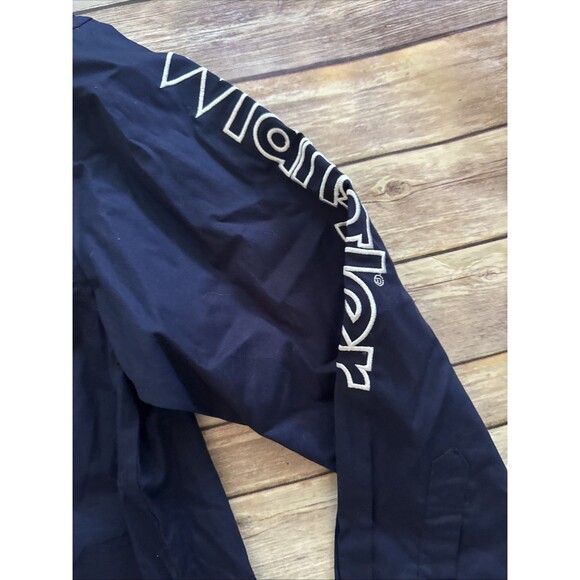 NEW Wrangler Shirt Vintage Blue Shirt Cowboy Button L Spell Out Logo MP2327N - Picture 2 of 10